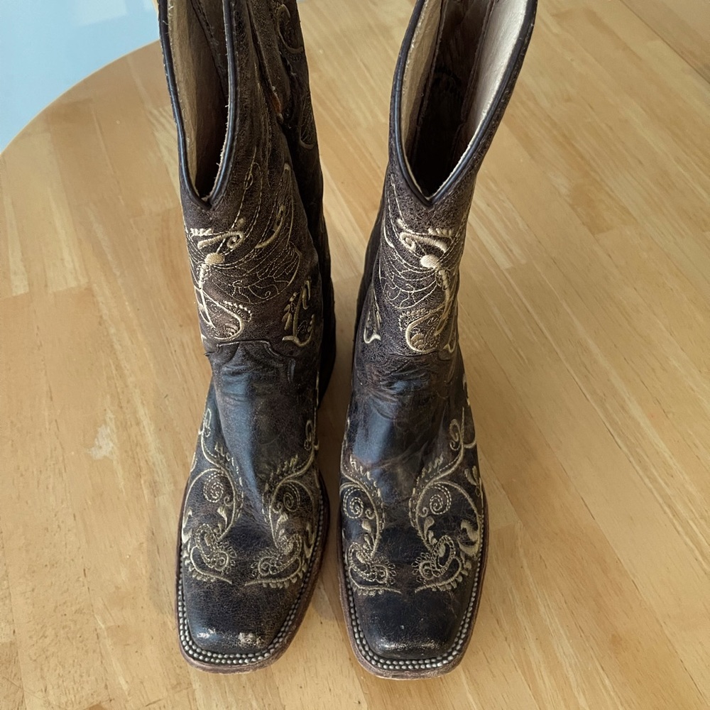 Circle G dragonfly cowboy boots